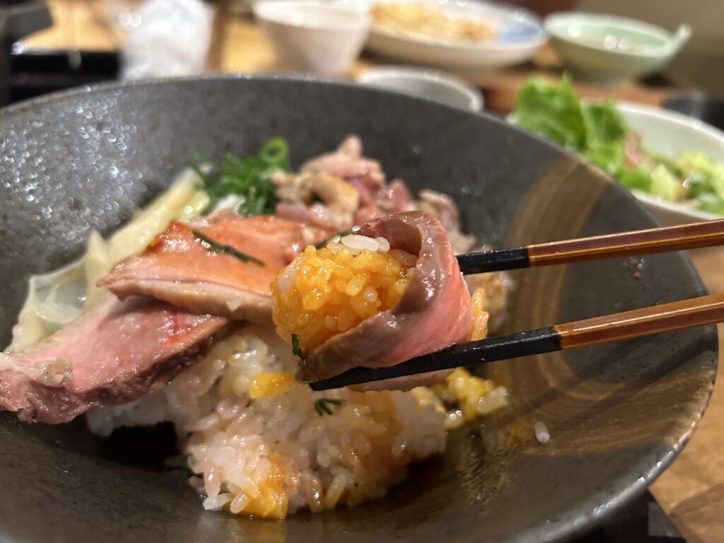 炭火鴨丼